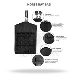 Horse Hay <b>Nets</b> Slow Feed Customized Equestrian Hay <b>Net</b> Feeding <b>Bag</b> for Stable Transport and Daily Use - Product Image 3