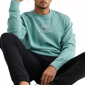 Sudaderas de Cuello Redondo para Hombre, Tejidas, con Hombros Caídos, Unisex, Bordadas por el Fabricante, con Logotipo Personalizado, Sudaderas con Capucha de Alta Calidad - Product Image 3