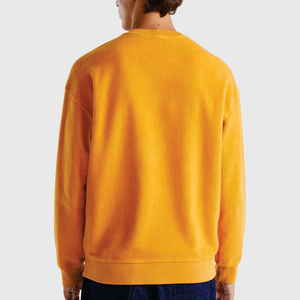 เสื้อสเวตเชิ้ตโอเวอร์ไซส์ผ้าฝ้าย 100% หนานุ่ม สกรีนโลโก้ได้ สตรีทแวร์ผู้ชาย ใส่สบาย คุณภาพสูง - Product Image 2