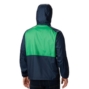 Travel Ready <b>Packable</b> Hooded Windbreaker <b>Jacket</b> Lightweight Full Zip Foldable Men Winter Front Logo - Product Image 2
