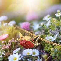 Bijoux en émail de vache à boeuf animal à la mode collier pendentif en argent massif pour enfant et femme