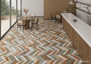 Elegante Azulejo de Porcelana Tallado 600x1200mm 60x120cm 24x48, Superficie Cerámica Texturizada, Revestimiento Duradero para Pisos, Azulejo Interior con Estilo - Product Image 5