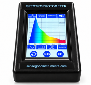 Espectrofotómetro de color portátil de mano, apertura de 28 mm, 400-700 nm, resolución de 1 nm, colorímetro de alta precisión - Product Image 3