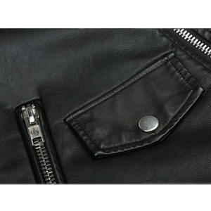 Best Quality Men's Genuine Leather <b>Jacket</b> for Fall Winter Breathable Casual Plain Dyed with OEM Service Online Sale - Product Image 2