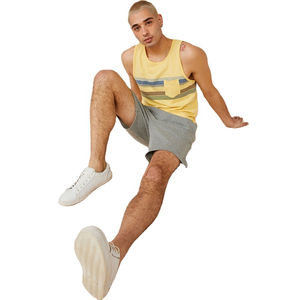 Camiseta sin mangas multicolor, ligera y cómoda, lista para enviar, para hombre, atlética, elástica, para uso en exteriores o en el gimnasio. - Product Image 6