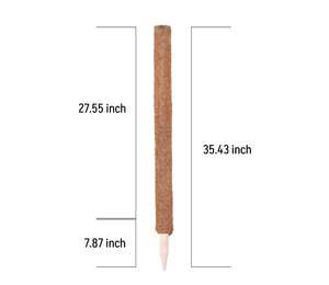 Poteau en fibre de coco et support pour plantes en coco, biodégradable, pour la culture en jardin - Product Image 2