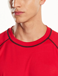 Camiseta Deportiva para Hombre, de Dos Colores, Transpirable, para Entrenamiento, Gimnasio, Ejercicio y Fitness - Product Image 6