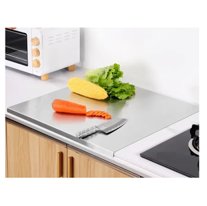 Tablas de Cortar de Acero Inoxidable para Cocina Moderna, Hogar y Hotel, 1.5 cm de Grosor, Antibacterianas, Aptas para Lavavajillas - Product Image 2