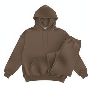 Conjunto Deportivo Informal de Dos Piezas Personalizado de Alta Calidad, Sudadera con Capucha Unisex y Pantalones Deportivos, 100% Algodón, Cómodo para Toda Temporada - Product Image 2