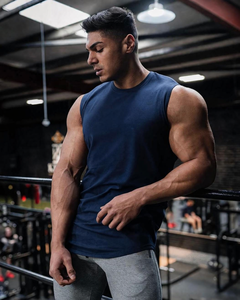 Débardeur de sport pour homme à séchage rapide, personnalisable avec broderie, confortable, pour l'été et la gym, livraison rapide - Product Image 1