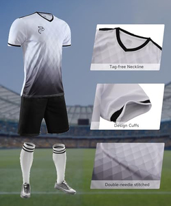 OEM 100% <b>Polyester</b> Breathable Lightweight Men's Adult Sports Wear Service Custom Soccer Uniform <b>Socks</b> For Sale - Product Image 3