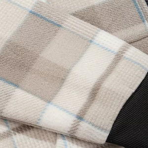 Chaqueta de Franela para Hombre con Capucha, Diseño Moderno, Corte Ajustado, Cierre de Cremallera, Informal, Transpirable, para Invierno - Product Image 2