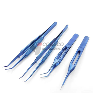 Pinces en micro-titane à pointe fine, instruments chirurgicaux de précision, manipulation délicate des tissus, outils de qualité médicale - Product Image 3