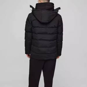 Veste d'hiver en toile rembourrée de coton pour hommes, nouvelle collection, avec logo frontal, prix abordable, vente en gros - Product Image 4