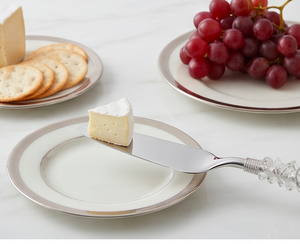 Couteau à fromage en acier inoxydable avec manche recouvert de perles de cristal, ustensile à beurre pour la cuisine - Product Image 4