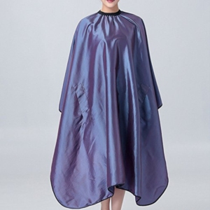 Nouvelle Cape de Barbier Jetable Iridescente Sur Mesure avec Poche Latérale, Imperméable, en Nylon/PVC – Vente Chaude - Product Image 6