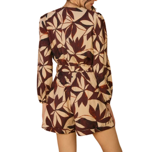 Combinaison d'été légère et respirante à manches courtes et à imprimé floral, style boutique, OEM ODM en gros - Product Image 5