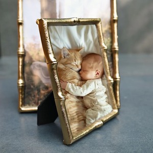 Picture <b>Frame</b> Set of 2 Walnut Picture <b>Frames</b> Walnut Picture <b>Frames</b> <b>Wall</b> Gallery Collage <b>Wall</b> Mount or Tabletop Display Vintage - Product Image 5