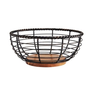 Cesta de frutas metálica auténtica: un compañero de almacenamiento confiable para el cuidado de los productos frescos y un complemento elegante para la gastronomía. - Product Image 6