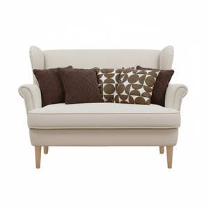 SOGA Ensemble de 5 housses de coussin décoratives modernes, marron chocolat foncé, tricot diamant et motifs géométriques rétro circulaires, pour coussins décoratifs et d'appoint - Product Image 1