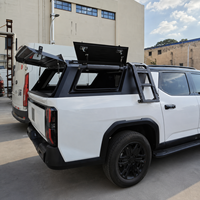 Capot de camion en aluminium pour Tesla Cybertruck 2024-2026, benne de 6 pieds, portes latérales à ailes de mouette