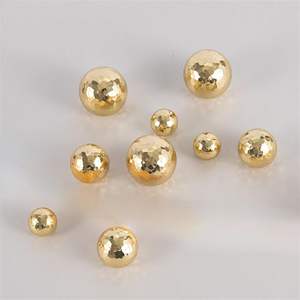 Pomo Redondo de Latón Martillado con Acabado Plateado, Pomo Decorativo para Cajones de Cocina, Armarios y Muebles - Product Image 5