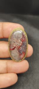 Meilleures ventes : Cabochon rainuré en laiton d'agate Crazy Lace, magnifique pierre précieuse de guérison en cristal pour la fabrication de bijoux et la sertissage - Product Image 5