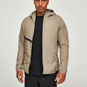 Wholesale Custom Winter Hooded Windbreaker <b>Jacket</b> with Canvas Eco-Friendly Breathable Fabric Plus Sizes Custom Logos - Product Image 1
