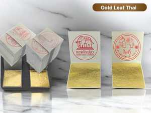 Láminas de oro puro 96% 24k tamaño 3.5x3.5 cm. Para la piel y la decoración, producto de calidad superior de Tailandia - Product Image 4