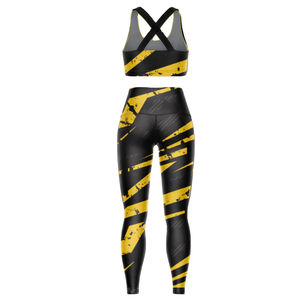 Ropa de Yoga al por Mayor, Vestidos Casuales para Gimnasio, Conjuntos Deportivos de 2 Piezas para Mujer, Conjuntos de Yoga con Leggings y Sujetador Deportivo Estampados por Sublimación - Product Image 4