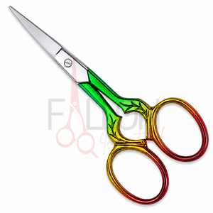 Rainbow Titanium Embroidery <b>Scissors</b> Stainless Steel <b>Sewing</b> <b>Scissors</b> Eyebrow Trimming OEM ODM - Product Image 3