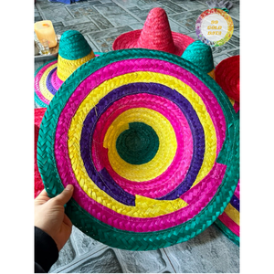 Sombrero Mexicano de Paja con Bordado a Mano de Alta Calidad, Estilo Nuevo, Divertido para Fiestas en la Playa, Color México - CARYLN - Product Image 1