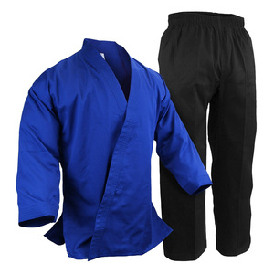 Uniforme d'arts martiaux personnalisé, Karaté Gi, Taekwondo Dobok, Jiu Jitsu, tenue d'entraînement en coton et polyester, légère, durable, vente en gros - Product Image 6