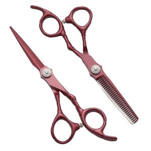 JEXMOO ENTERPRISES Ensemble de ciseaux en acier inoxydable à bords lisses, faits à la main, multi-usages, pour barbier, salon de coiffure, coiffage - Product Image 5