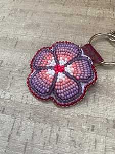 Traditional Beaded Key Chain Handmade Embroidered Keyring Charm for Bags Purses <b>Backpacks</b> Keys and Everyday Carry at <b>cheap</b> price - Product Image 1
