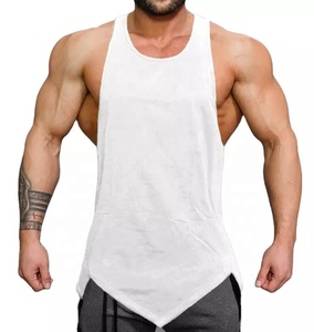 Camiseta sin mangas de algodón de verano para hombre, Fitness Camiseta de punto para gimnasio transpirable, venta al por mayor, diseño sin mangas personalizado superventas - Product Image 4