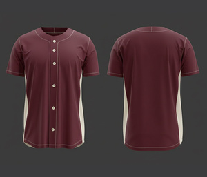 Maillot de baseball par sublimation, vêtements d'équipe personnalisés |   Kit de baseball d'équipe avec logo et numéros personnalisés |   Polyester respirant - Product Image 1