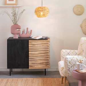 Aparador Vandana Sereno Ultra pequeño de madera de mango - Product Image 1