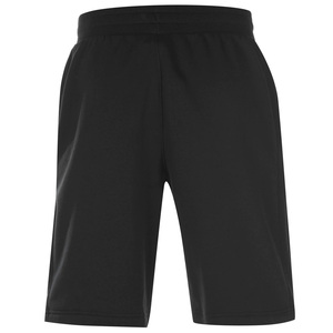 Pantalones Cortos Bermuda para Hombre, Color Negro Sólido, 100% Algodón Ecológico, Transpirables, con Cordón en la Cintura, Bolsillos, Estilo Casual, Felpa Francesa - Product Image 5