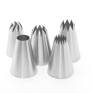 En stock – Kit de douilles à pâtisserie russes en acier inoxydable, forme pilier, résistantes à la chaleur, pour décorer gâteaux et cupcakes - Product Image 5