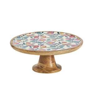 ENAMEL PRINTED New High Quality Acacia Wooden <b>Cake</b> <b>Stand</b> Charcuterie Board Wholesale New Design - Product Image 2