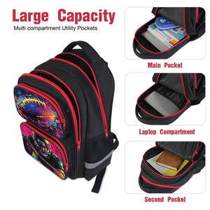 High Quality Custom Logo Promotional <b>Backpack</b> Waterproof Polyester USB Charging Port College Sports Casual Outdoor Wholesale - Product Image 3