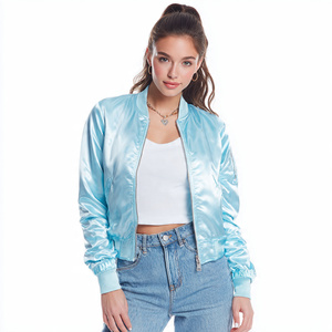 Chaqueta Bomber para Mujer Talla Grande, Chaqueta Bomber Deportiva de Moda Urbana, Chaqueta Bomber Impermeable para Mujer - Product Image 6