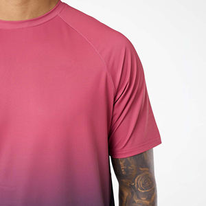 T-shirt à manches courtes gris surdimensionné pour homme, col rond, couleur unie, jersey décontracté en coton - Product Image 5
