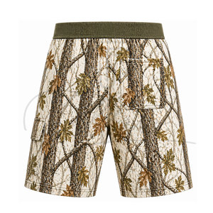 Customized Canvas Shorts Solid Casual Breathable Quick Dry <b>Elastic</b> Waist Activewear Shorts Men 2026 - Product Image 5