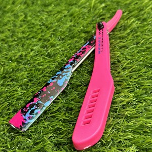 Navaja de Afeitar Recta de Acero Inoxidable de Alta Calidad para Hombre con Cuchilla Deslizable, Logotipo Personalizado, Herramienta Profesional para Afeitar - Product Image 1