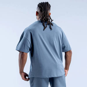 Wholesale OEM Service Custom Logo <b>Slate</b> Grey Unbound Training Men Short Polyester Gym Training Workout Elastic Waistband Shorts - Product Image 2