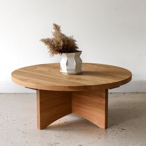 Mesa de Centro de Madera Estilo Antiguo Diseñada con Técnicas Tradicionales de Artesanía en Madera para un Atractivo Decorativo Atemporal para el Hogar - Product Image 3