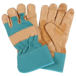 Durable Goat Grain Leather Gloves Reinforced Industrial Work Hand <b>Arm</b> Protection Abrasion Resistance Personal Safety Gloves - Product Image 3