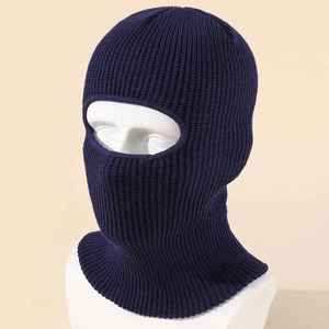 Accessoires de cyclisme unisexes pour l'hiver, masques de ski pour hommes, balaclava à 3 trous, masque intégral en tricot pour le ski - Product Image 2